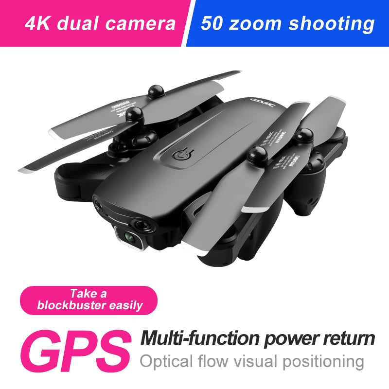 F6 GPS Drone 4K Camera HD FPV Drones with Follow Me Wifi Optical Flow Foldable RC Quadcopter Professional Dron Toys