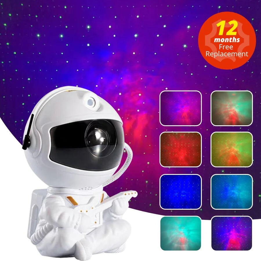 NEW Astronaut Galaxy Starry Projector Night Light Star Sky Night Lamp for Bedroom Home Decorative Kids Birthday Gift